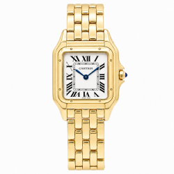 Unworn Cartier Panthere Medium WGPN0058 18K Yellow Gold Watch